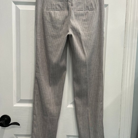 BNWT Ann Taylor Straight Leg Pant In Farrow Stripe - Picture 3 of 7